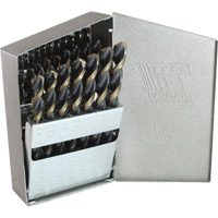 Triumph&reg; MRO Plus&reg; Jobber Length Drill Bit Set, 29 Pieces, High Speed Steel Par Equipment