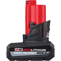 M12 Redlithium High Output XC5.0 Battery Pack, Lithium-Ion, 12 V, 5 Ah Par Equipment