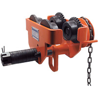 SGT Series Heavy-Duty Geared Trolley, 10000 lbs. (5 tons) Capacity, 4-1/2" - 8-1/32" Par Equipment