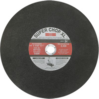A30R Super Chop Stud-Cutting Cut-Off Wheel, 14" x 3/32", 1" Arbor, Type 1, 4400 RPM Par Equipment