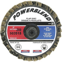 Disque &agrave; feuillets PowerBlend Roll-On, 2" x Type R, Grain Z80 Par Equipment
