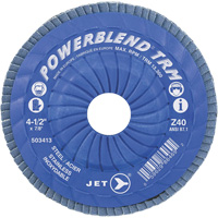 Disque &agrave; feuillets PowerBlend ajustable, 5" x 7/8", Type 29, Grain Z40, Alumine de zirconium Par Equipment