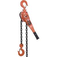 KLP Series Lever Chain Hoists, 10' Lift, 6000 lbs. (3 tons) Capacity, Steel Chain UAW098 | Par Equipment