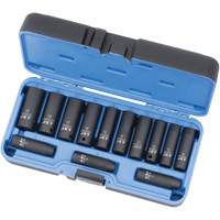 PS1338DM Sockets - Sets, 13 Pcs, Impact, 3/8" Drive Size, Deep Par Equipment