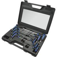 JTTK-9 Jeu de cl&eacute;s hex avec manche en T, 9 mcx, Torx Par Equipment