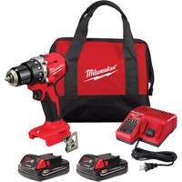 Ensemble perfomarteau/tournevis compact sans balai  M18, Lithium-ion, 18 V, Mandrin 1/2", Couple 550 lb-po Par Equipment