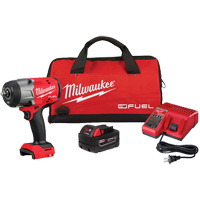 M18 Fuel High Torque Impact Wrench with Friction Ring Kit, 18 V, 1/2" Socket Par Equipment