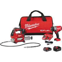 M18 Fuel™ HTIW with Friction Ring & Grease Gun Combo Kit, Lithium-Ion, 18 V UAX418 | Par Equipment