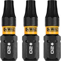3-Piece FLEXTORQ&reg; Impact Screwdriving Bits, Torx, T-20, 1/4" Drive Par Equipment