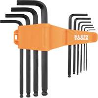 L-Style Long Ball-End Hex Key Set, 10 Pcs., Metric Par Equipment