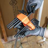 L-Style Long Ball-End Hex Key Set, 10 Pcs., Metric Par Equipment