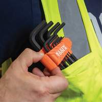 L-Style Long Ball-End Hex Key Set, 10 Pcs., Metric Par Equipment