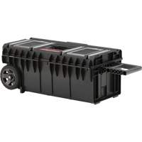 Arx Long Rolling Tool Chest, 31-1/5" x 15-1/5" x 12-7/10", Black Par Equipment