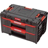Arx&reg; 2-Drawer Toolbox, 23-1/10" x 15" x 13-2/5", Black Par Equipment