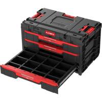 Arx&reg; 3-Drawer Toolbox, 23-1/10" x 15" x 13-2/5", Black Par Equipment