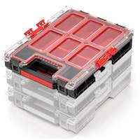 Arx Medium Organizer with Bins, 10-3/10" x 14-3/10" x 3", Black Par Equipment