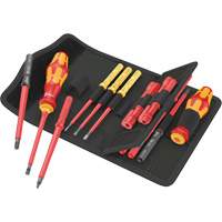 Insulated Screwdriver Set for Slotted Screws, 1000 V, 18 Pcs Par Equipment