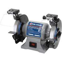 Bench Grinder with LED Lights, 6" Wheel Diameter, 3450 RPM Par Equipment