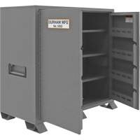 Armoire de rangement pour le chantier, Acier, 59 pi³, Gris Par Equipment