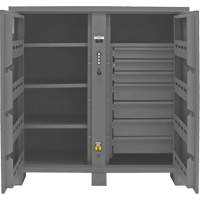 Armoire de rangement pour le chantier, Acier, 59 pi³, Gris Par Equipment