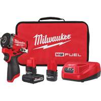 Fuel Stubby Impact Wrench Kit, 12 V, 3/8" Socket Par Equipment