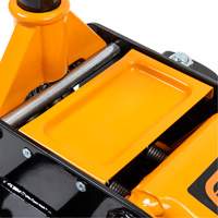 Heavy-Duty Floor Jack, 3 Ton(s) Capacity, 5-1/4" Lowered, 18-1/4" Raised, Manual Hydraulic Par Equipment