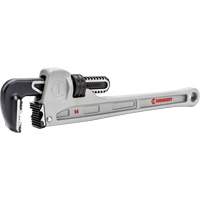 Cl&eacute; &agrave; tuyau &agrave; m&acirc;choires K9, Cap des m&acirc;choires 2-3/8", Longueur 14", Fini Rev&ecirc;tement en poudre, Prise Non-ergonomique Par Equipment