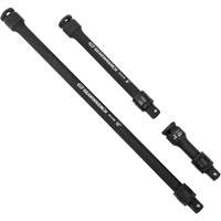 3-Piece Impact Locking Extension Set, 3/8" Drive, Manganese Phosphate Finish, 3 Pcs Par Equipment