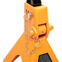 Ratcheting Jack Stand, Locking Pin, 3 tons Capacity, 11-3/4" - 17-1/2" H Par Equipment