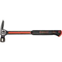 Steel Milled-Face Framing Hammer, 22 oz., Solid Steel Handle, 16" L Par Equipment