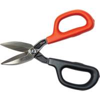 Cisaille de ferblantier droite, Longueur de coupe de 1-31/50", Coupe Droit Par Equipment