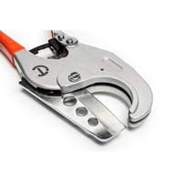 Ratcheting PVC Pipe Cutter with Dipped Grips, 1/4"- 2-3/8" Capacity Par Equipment