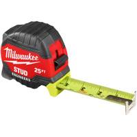 Stud Tape Measure with Engineer's Scale, 1-5/16" x 25' Par Equipment