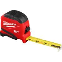 Compact Tape Measure, 1" x 25' Par Equipment
