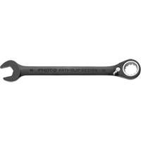 Metric Spline Combination Reversible Ratcheting Wrench, Black/Chrome Finish Par Equipment