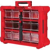PACKOUT Tilt Bin Organizer, 15-1/5" x 19-7/10" x 6-7/10", Black/Red Par Equipment