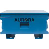 Jobsite Tool Box, 33" x 20-3/10" x 18-3/10", Steel, Blue Par Equipment