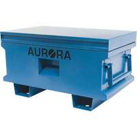 Jobsite Tool Box, 33" x 20-3/10" x 18-3/10", Steel, Blue Par Equipment
