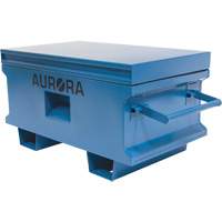 Jobsite Tool Box, 33" x 20-3/10" x 18-3/10", Steel, Blue Par Equipment