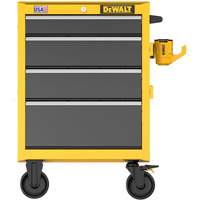 Heavy-Duty Rolling Tool Chest, 4 Drawers, 26" W x Yellow Par Equipment