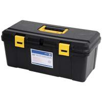 Coffre &agrave; outils portatif en plastique JPTB-22, 22" la x 10-1/4" p x 9-1/2" h, Noir Par Equipment