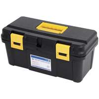 Coffre &agrave; outils portatif en plastique JPTB-16, 16" la x 8" p x 7-1/2" h, Noir Par Equipment