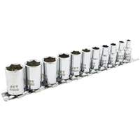 SS1411M-6 6-Point Metric Socket Set, 11 Pcs, 1/4" Drive Size Par Equipment