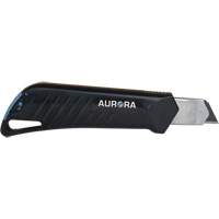 18mm Professional Knife with Ratchet, Stainless Steel, Heavy-Duty, Plastic Handle Par Equipment