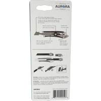 18mm Professional Knife, Stainless Steel, Heavy-Duty, Rubber Handle Par Equipment