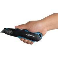Retractable Safety Knife , Stainless Steel, Heavy-Duty, Plastic/Aluminum Handle Par Equipment