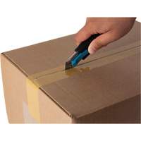 Standard-Duty Retractable Safety Knife, Stainless Steel, Rubber Handle Par Equipment