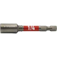 Impactech&reg; Nut Driver, 1/4" Tip, 1/4" Drive, 2-9/16" L, Magnetic Par Equipment