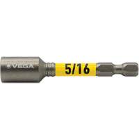 Impactech&reg; Nut Driver, 5/16" Tip, 1/4" Drive, 2-9/16" L, Magnetic Par Equipment