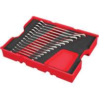 Jeu de cl&eacute;s avec plateau pour tiroirs PACKOUT, Combinaison &agrave; cliquet, 15 morceaux, M&eacute;trique Par Equipment